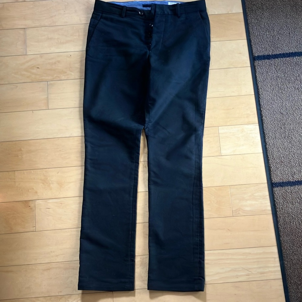 Gustin men’s 123 moleskin chino, straight fit, 35” waist.